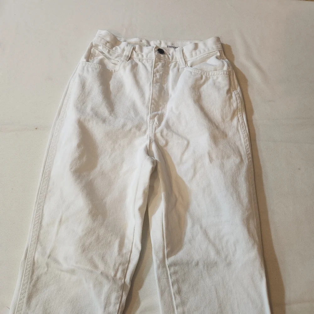 Vintage Rio by Stephen Mardon White Denim Mom Jeans Size 7‎